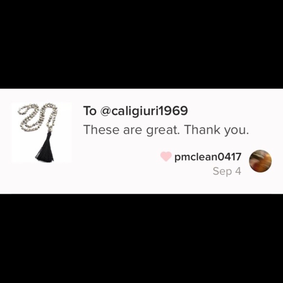 New! Bohemian Black Marble Stone Necklace - Picture 5 of 5